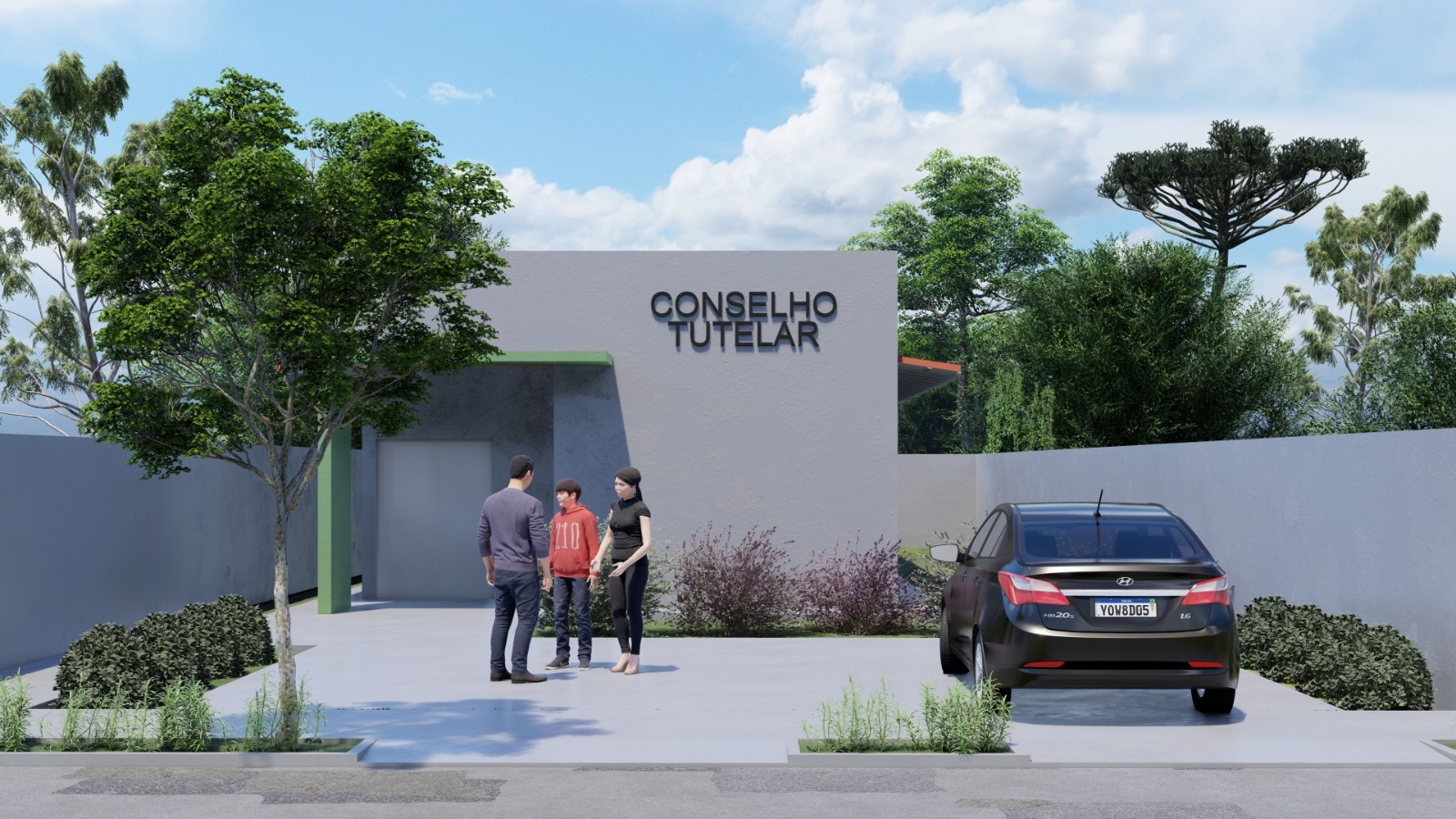 Projeto de infraestrutura social no interior