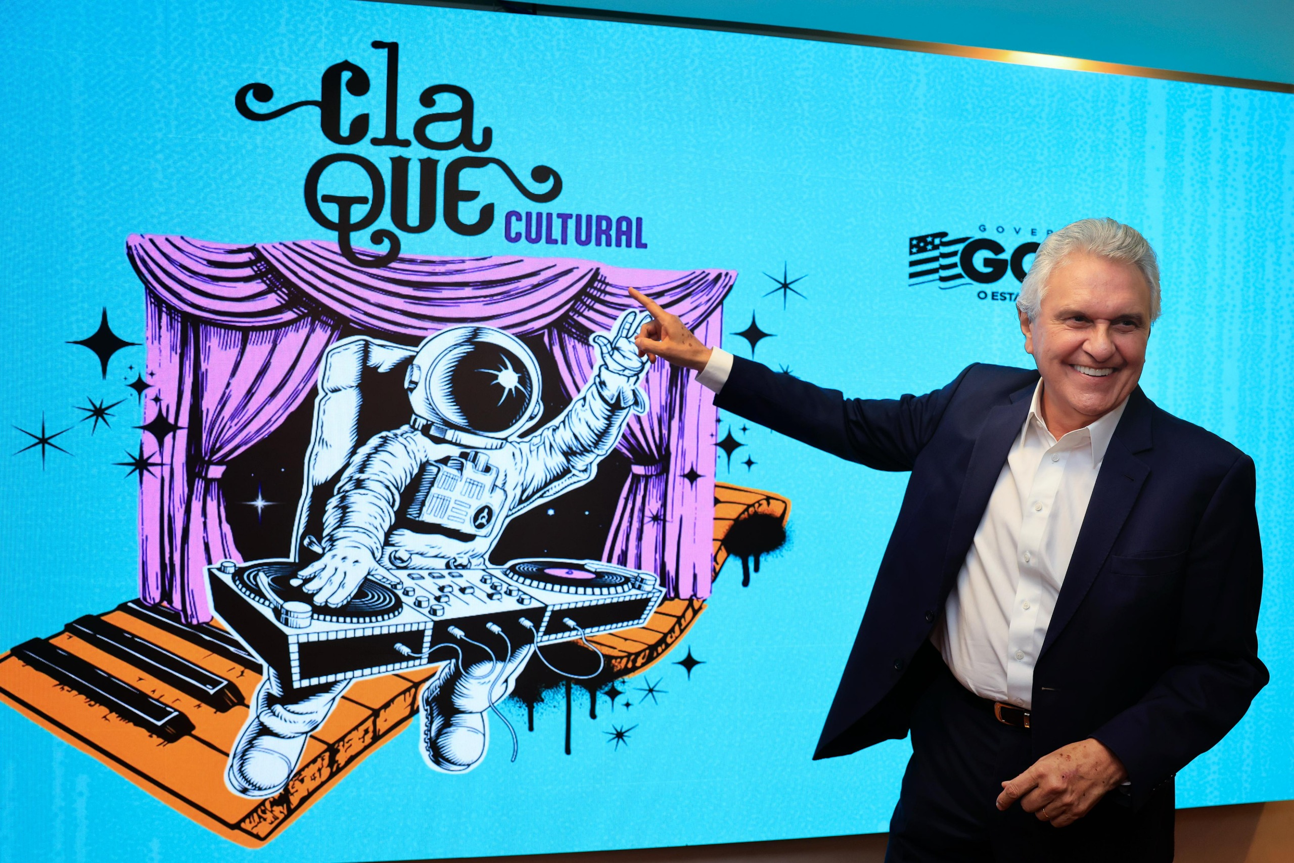 Caiado lança Claque Cultural 2025, maior maratona de espetáculos do país